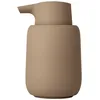 Image de Blomus distributeur de savon Sono Tan, céramique, silicone, plastique, 250 ml, 66370
