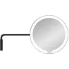 Image de Blomus LED miroir cosmétique avec support mural Modo Black, titane, aluminium, plastique, 66352