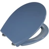 Image de WENKO Premium SIÈGE WC SAMOS Slate Abaissement automatique Couvercle WC à lunettes