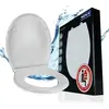 Image de WENKO Siège de WC Couvercle de WC Abattant de WC à fermeture automatique Siège de WC Gubbio