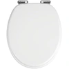 Image de WENKO SIÈGE WC Urbino Abaissement automatique Couvercle WC Lunettes MDF Salle de bains WC visiteurs