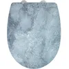 Image de Wenko - Abattant Wc Cement Relief Thermoplastique 36,5 X 45 Cm Abattant Wc Descente Assistée Abattant Wc Easy Close Abattant Wc Décor Abattant Wc Amovible Matériau Durable Recyclable Jusqu'à 350 Kg
