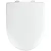Image de Abattant Wc Avec Frein De Chute Wenko Fixation Inox Facile, Antibactérien, Idéal Usage Fréquent (magasin, Cabinet Médical ), Anti Rayures, Duro Plast, 36,5x45,5 Cm, Blanc