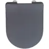 Image de Wenko - Abattant Wc Sedilo En Duroplast, Couleur Gris Mat