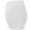 Image de Abattant Wc Avec Frein De Chute Varoni Wenko Abattant Wc Clipsable Avec Fixation Inox 'fix-clip', Montage Facile, Design Ovale, Duro Plast, 35x44.5 Cm, Blanc