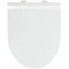 Image de Abattant Wc Avec Frein De Chute Exclusif Nr. 6, Abattant Wc Adapté À La Céramique Duravit Durastyle Basic, Fixation Fix-clip, Duroplast Antibactérien, 37,5 X 46 Cm, Blanc - Wenko