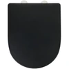 Image de Siège de WC WENKO Exclusive n° 3 noir, en plastique thermodurci antibactérien