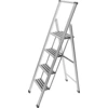 Image de WENKO Escabeau escabeau escamotable 4 marches ménage extensible escabeau