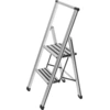 Image de WENKO Marchepied escamotable Escabeau Marchepied Budget Antidérapant 2 marches Aluminium Design