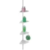 Image de Etagère De Salle De Bain Télescopique Easy, 4 Paniers De Douche, Solution Sans Perçage, Aluminium - Plastique, 26x78-265 X19,5 Cm, Blanc - Wenko