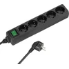 Image de ViVanco EBLS 5S Black 5 prise(s) de courant 1,4 m