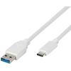 Image de Vivanco 45273 câble USB USB 3.2 Gen 1 (3.1 Gen 1) 1 m USB C USB A 5 Gbit/s Blanc - Neuf