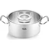 Image de Fissler Original-Profi Collection / Marmite à rôtir (Ø 24 cm, 4,6 litres) Marmite en acier inoxydable, rôtissoire avec couvercle en verre - Induction