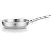 Image de Fissler Pure Collection / Poêle en acier inoxydable (Ø 24 cm) Poêle à manche non revêtue, graduation intérieure, - induction