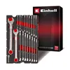 Image de Einhell Mix&match Insert Clés Mixtes 19 Pcs (profil 12 Pans, Acier Chrome Vanadium, Finition Satinée, 6 27 Mm, Eva, Système E-case)