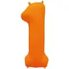 Image de Ballon Neon Orange : Chiffre 1
