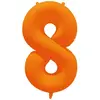 Image de Ballon Neon Orange : Chiffre 8