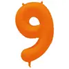 Image de Ballon Neon Orange : Chiffre 9