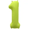 Image de Ballon Neon Jaune : Chiffre 1