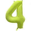 Image de Ballon Neon Jaune : Chiffre 4
