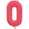 Image de Ballon Neon Rouge : Chiffre 0