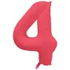 Image de Ballon Neon Rouge : Chiffre 4
