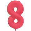Image de Ballon Neon Rouge : Chiffre 8