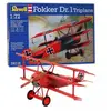 Image de Maquette Revell Fokker Dr I Triplan (nouvelle édition) 1/72 - Maquette d'avion - Reve04116