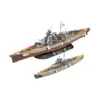 Image de Maquette Revell Gift Set The Legendary Bismarck (1:700 & 1:1200) 1/700 + 1/1200 - Maquette de bateau - Reve05637