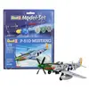 Image de Revell Model Set P-51D Mustang - coffret contenant la maquette, les peintures, pinceau et colle 1/72 - Maquette d'avion - Reve64148