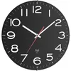 Image de TFA-DOSTMANN Funk-Wanduhr Batteriebetrieb 31 cm schwarz 444723 4009816023261
