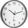 Image de TFA-Dostmann 60.3511.10 Wanduhr Rund Grau - Weiß (60.3511.10)