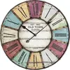 Image de TFA Vintage XXL - Horloge - Quartz - convient pour montage mural - 60.5 cm - Multicolore