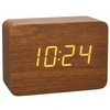Image de Réveil radio CLOCCO, chiffres LED, aspect bois, 60.2549.08, TFA Dostmann