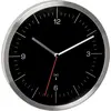 Image de TFA 60.3544.01 Horloge murale radiocommandée 245 mm x 41 Acier inoxydable Mouvement slow (60.3544.01)