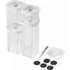 Image de ZWILLING 1025971 Rectangular Container 2.445 L Transparent White 6 pc(s)