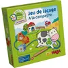 Image de Haba Holzspielzeug Fädelspiel Bauernhof - Jeu éducatif pour les tout-petits