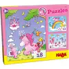 Image de Haba Puzzles Licorne Scintillante 3 en 1