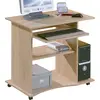 Image de Table d'ordinateur Durini 80 cm avec clavier coulissant Kfb Chêne Sonoma