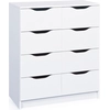 Image de Inter Link Commode Westphalen 8 tiroirs blanc