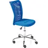Image de Inter Link Chaise pivotante pour enfants Bonnie avec dossier résille bleu