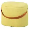 Image de M&s - Pouf Avec Rangement 42x30x36 Cm En Tissu Jaune - Dilia