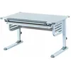 Image de M&s - Bureau Multifonction 110x68x55/78 Cm Blanc Et Gris- Modular