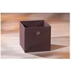 Image de Boîte De Rangement En Tissu - L 32 X P 32 X H 32 Cm - Marron - Livraison Gratuite