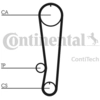 Image de Courroie Crantée Continental Ct808 Jeep 1140760a00 1140760a00000 1276160a00