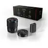 Image de Kit Accessoires Lumix Optique fixe grand angle 26mm S R26E + Optique fixe Portrait Lumix S 50mm f1.8m S S50ME + Batterie DMW BL - Neuf