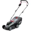 Image de Tondeuse à gazon sans fil IKRA IB-LM 33 | Système Bosch 36 V | Largeur de coupe 33 cm | 5 hauteurs de coupe 30-70 mm | Peigne à gazon | Bac de ramassage 30 l | sans batterie ni chargeur