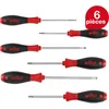 Image de Jeu De Tournevis Softfinish® Fente, Phillips, Pozidriv 6 Pcs (26113) - Wiha
