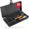 Image de Jeu De Micro-embouts, Lot De 65 Avec Coffret De Rangement (39971) I Jeu De Tournevis De Mécanique De Précision Avec Porte-embout, Clés À Douilles, Manche De Tournevis Esd, Cliquet, Rallonge Et Ad - Wiha