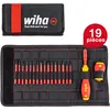 Image de Wiha - Jeu De Tournevis Et Embouts Slimvario® Jeu Mixte De 19 Pcs Y Compris Trousse Repliable (41231)